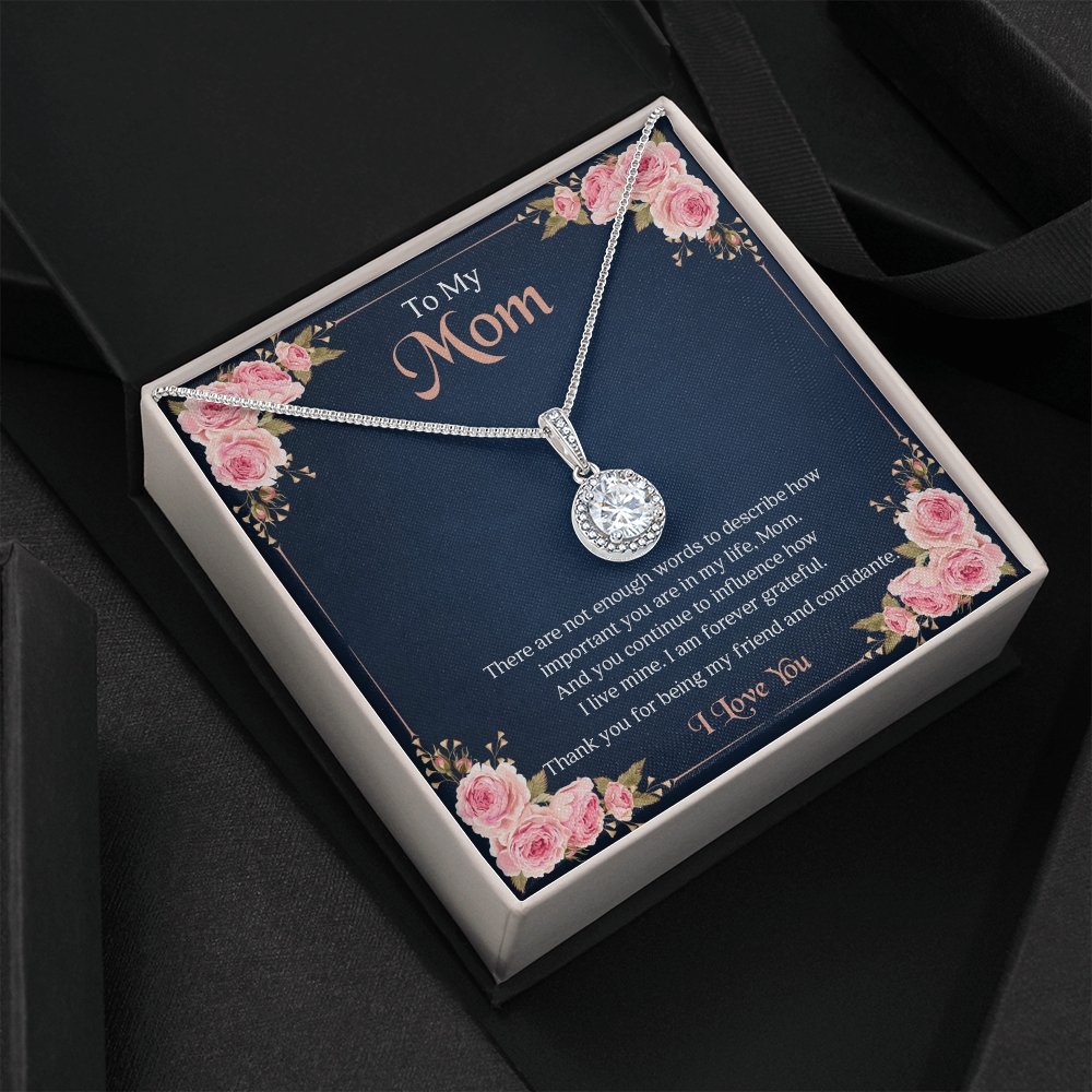 To My Mom | I Am Forever Grateful | Jewelry | C30187TR, lx-C30187, PB23-WOOD, PROD-2004904, PT-2646, TNM-1, USER-43062 | TageUnlimited