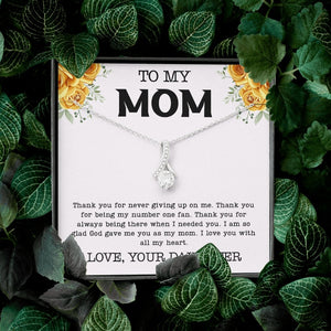 To My Mom | I Am So Glad God Gave Me You | Jewelry | C30084TG, C30084TR, lx-C30084, PB23-WOOD, PROD-2058996, PT-930, TNM-1, USER-43062 | TageUnlimited