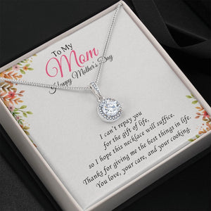 To My Mom | I Can't Repay You | Jewelry | C30187TR, lx-C30187, PB23-WOOD, PROD-2004911, PT-2646, TNM-1, USER-43062 | TageUnlimited