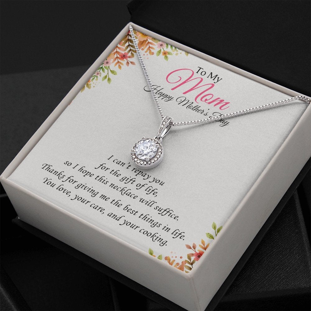 To My Mom | I Can't Repay You | Jewelry | C30187TR, lx-C30187, PB23-WOOD, PROD-2004911, PT-2646, TNM-1, USER-43062 | TageUnlimited