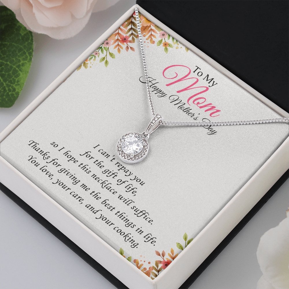 To My Mom | I Can't Repay You | Jewelry | C30187TR, lx-C30187, PB23-WOOD, PROD-2004911, PT-2646, TNM-1, USER-43062 | TageUnlimited
