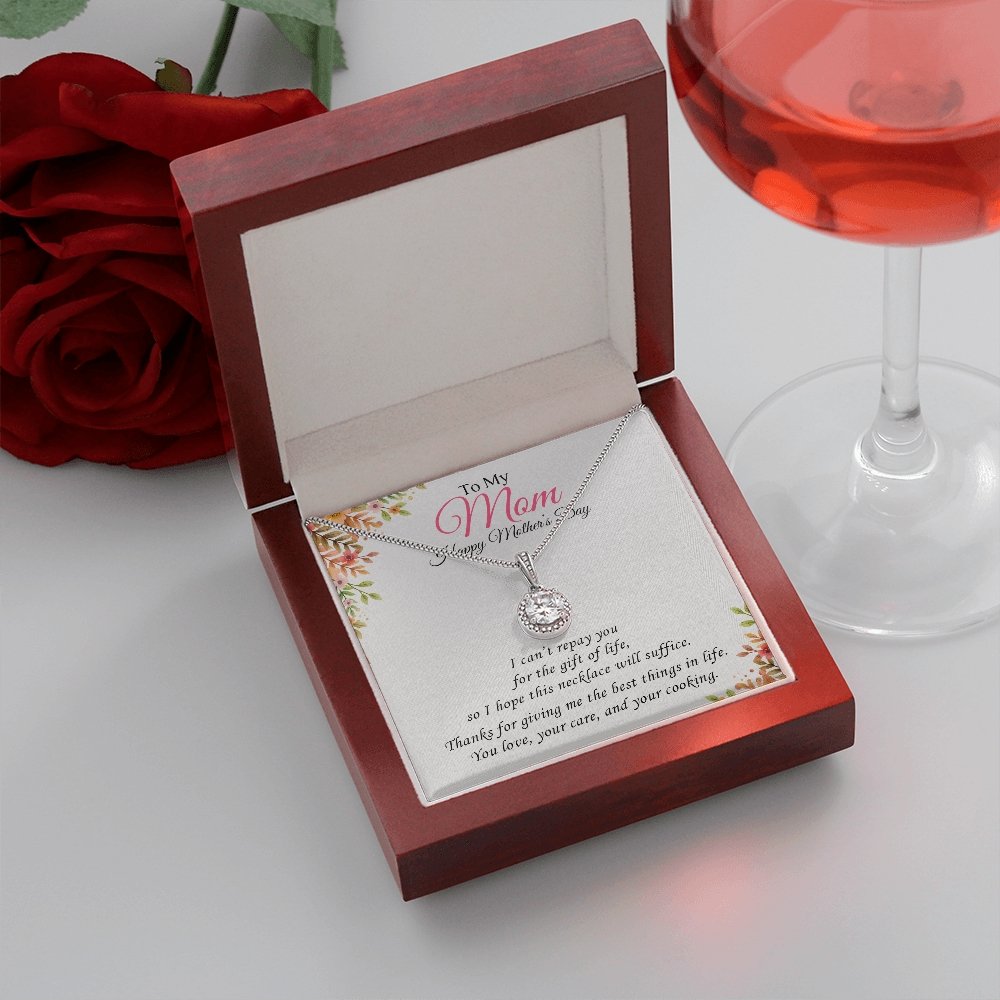 To My Mom | I Can't Repay You | Jewelry | C30187TR, lx-C30187, PB23-WOOD, PROD-2004911, PT-2646, TNM-1, USER-43062 | TageUnlimited