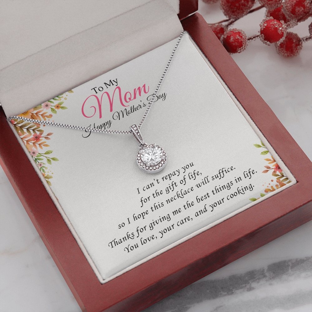 To My Mom | I Can't Repay You | Jewelry | C30187TR, lx-C30187, PB23-WOOD, PROD-2004911, PT-2646, TNM-1, USER-43062 | TageUnlimited
