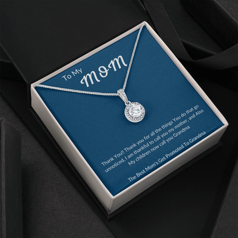 TO MY MOM | Thank you for being the Best Mom | Jewelry | C30187TR, lx-C30187, PB23-WOOD, PROD-2010223, PT-2646, TNM-1, USER-43062 | TageUnlimited