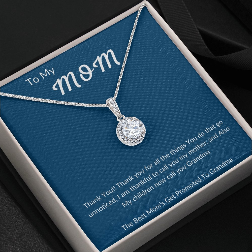TO MY MOM | Thank you for being the Best Mom | Jewelry | C30187TR, lx-C30187, PB23-WOOD, PROD-2010223, PT-2646, TNM-1, USER-43062 | TageUnlimited