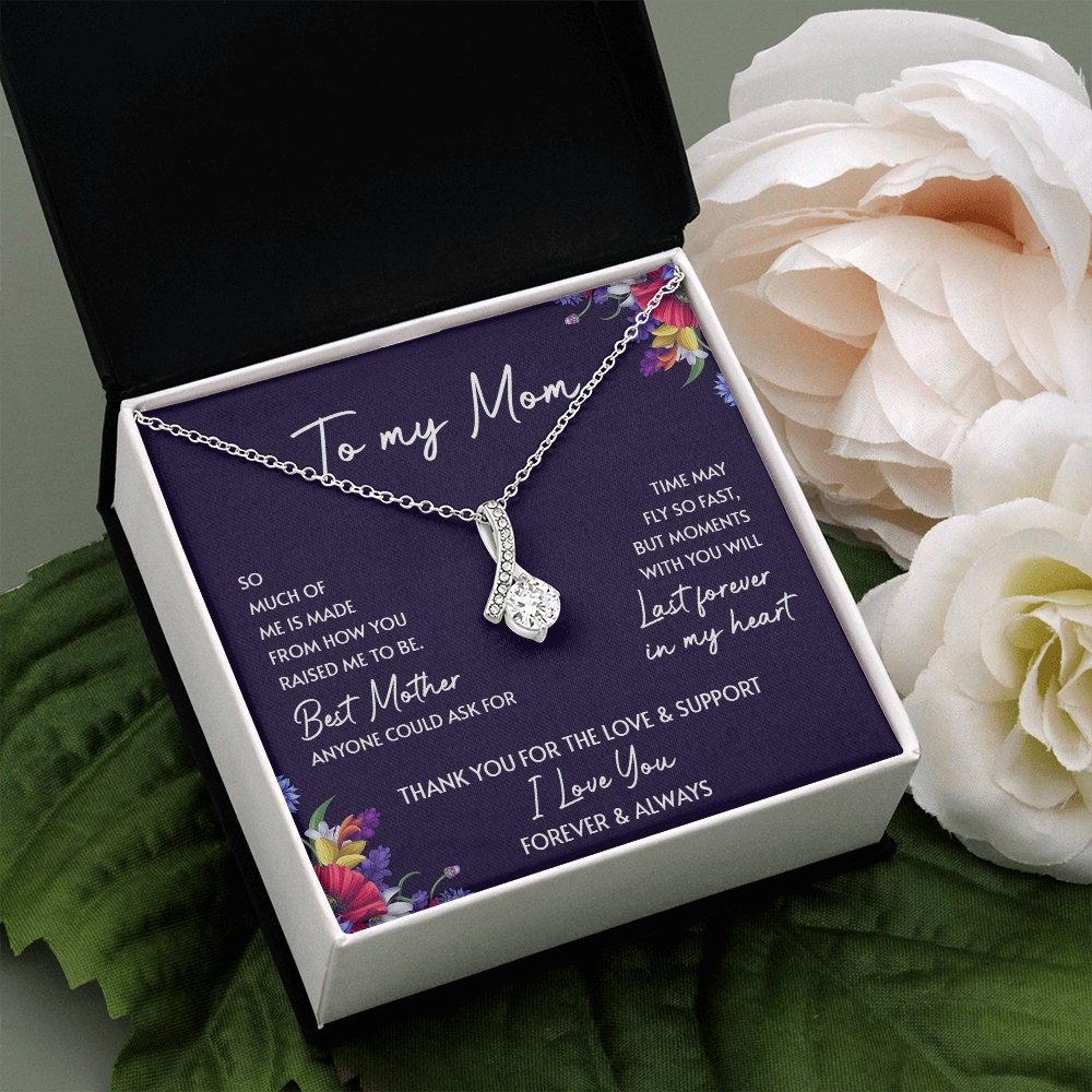 To My Mom | Thank You For The Love And Support | Jewelry | C30084TG, C30084TR, lx-C30084, PB23-WOOD, PROD-2052091, PT-930, TNM-1, USER-43062 | TageUnlimited