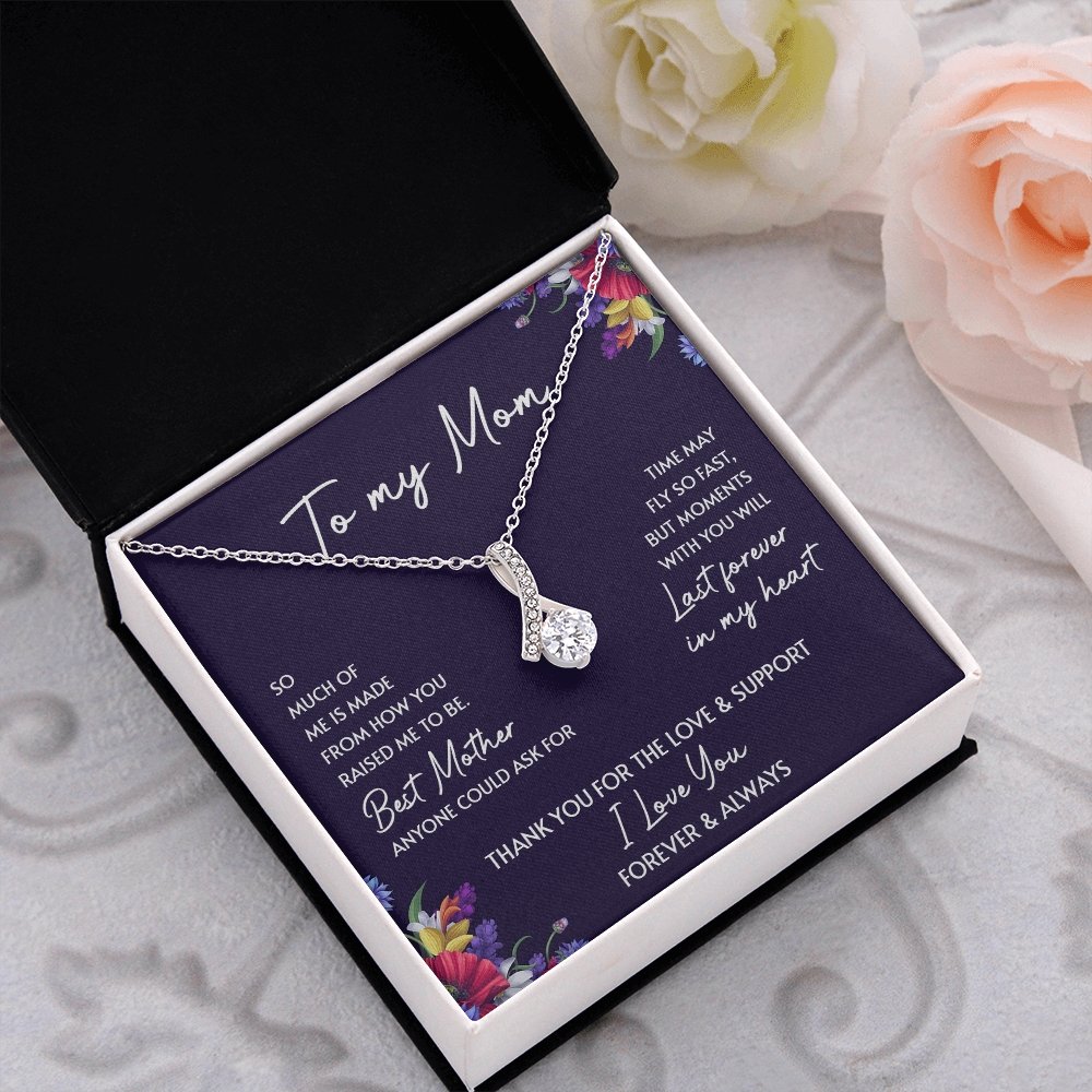 To My Mom | Thank You For The Love And Support | Jewelry | C30084TG, C30084TR, lx-C30084, PB23-WOOD, PROD-2052091, PT-930, TNM-1, USER-43062 | TageUnlimited