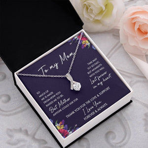 To My Mom | Thank You For The Love And Support | Jewelry | C30084TG, C30084TR, lx-C30084, PB23-WOOD, PROD-2052091, PT-930, TNM-1, USER-43062 | TageUnlimited