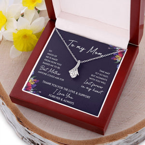 To My Mom | Thank You For The Love And Support | Jewelry | C30084TG, C30084TR, lx-C30084, PB23-WOOD, PROD-2052091, PT-930, TNM-1, USER-43062 | TageUnlimited