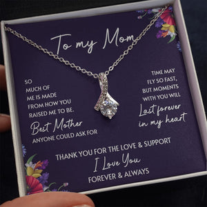To My Mom | Thank You For The Love And Support | Jewelry | C30084TG, C30084TR, lx-C30084, PB23-WOOD, PROD-2052091, PT-930, TNM-1, USER-43062 | TageUnlimited