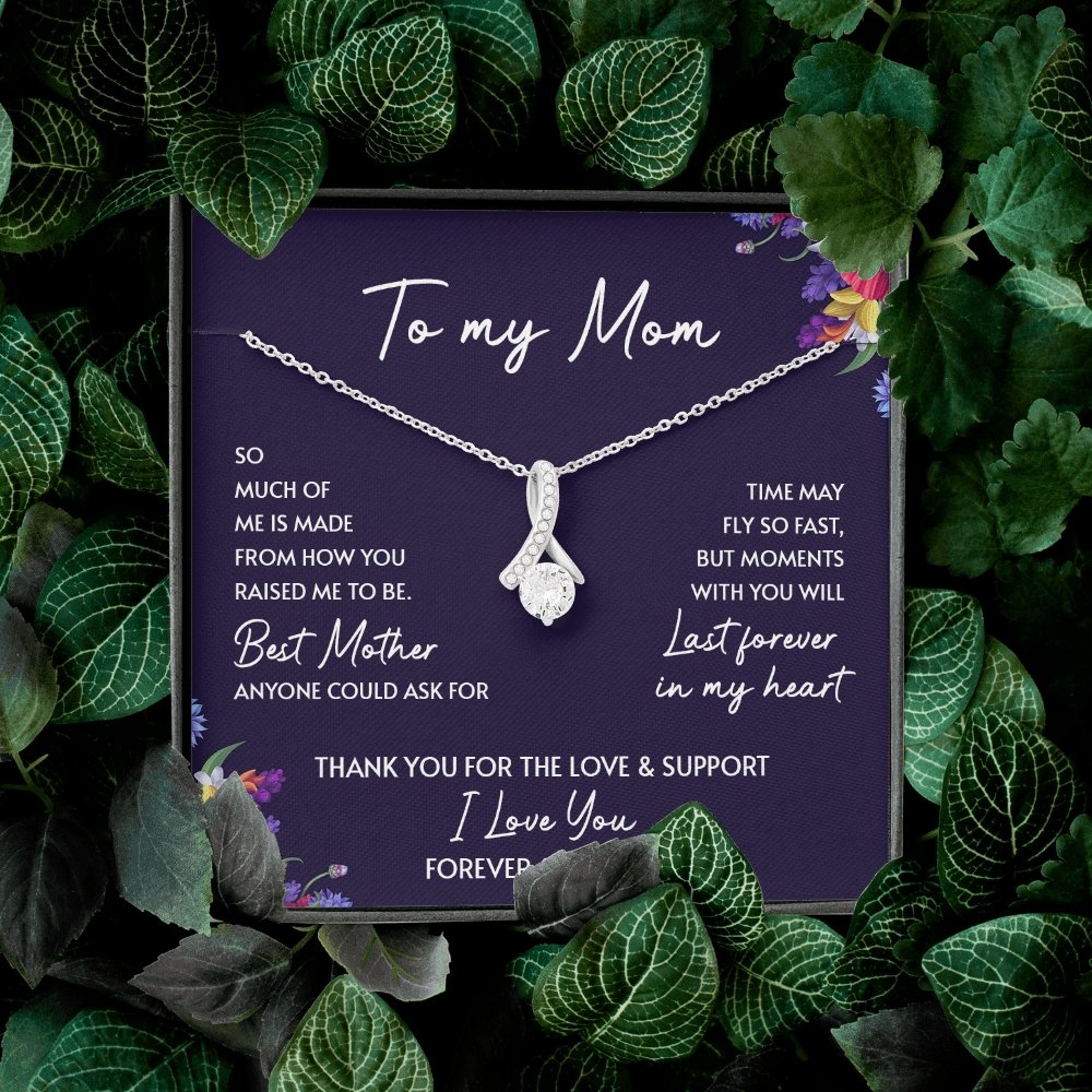 To My Mom | Thank You For The Love And Support | Jewelry | C30084TG, C30084TR, lx-C30084, PB23-WOOD, PROD-2052091, PT-930, TNM-1, USER-43062 | TageUnlimited