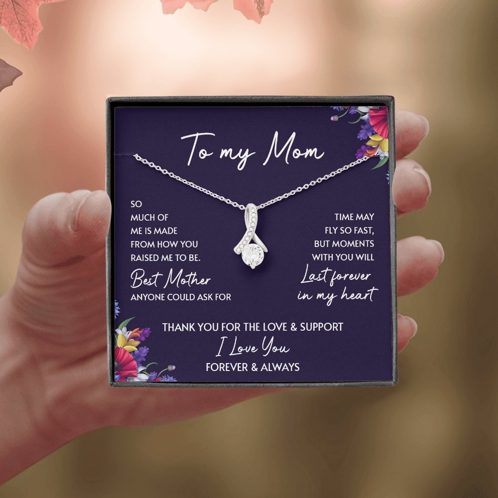 To My Mom | Thank You For The Love And Support | Jewelry | C30084TG, C30084TR, lx-C30084, PB23-WOOD, PROD-2052091, PT-930, TNM-1, USER-43062 | TageUnlimited