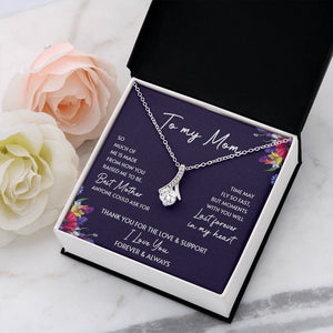 To My Mom | Thank You For The Love And Support | Jewelry | C30084TG, C30084TR, lx-C30084, PB23-WOOD, PROD-2052091, PT-930, TNM-1, USER-43062 | TageUnlimited
