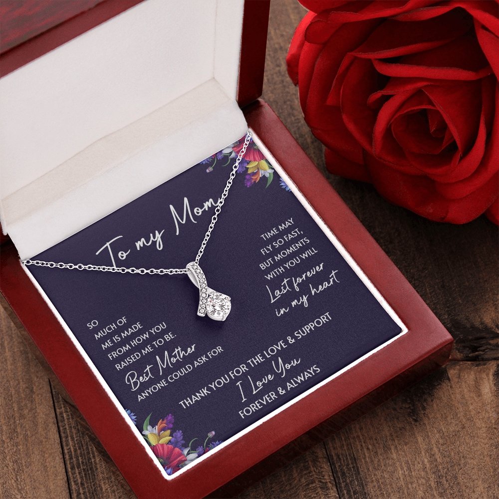 To My Mom | Thank You For The Love And Support | Jewelry | C30084TG, C30084TR, lx-C30084, PB23-WOOD, PROD-2052091, PT-930, TNM-1, USER-43062 | TageUnlimited