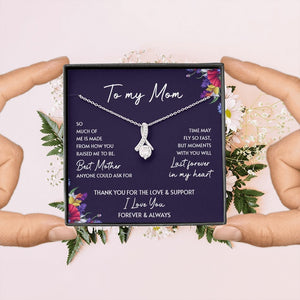 To My Mom | Thank You For The Love And Support | Jewelry | C30084TG, C30084TR, lx-C30084, PB23-WOOD, PROD-2052091, PT-930, TNM-1, USER-43062 | TageUnlimited