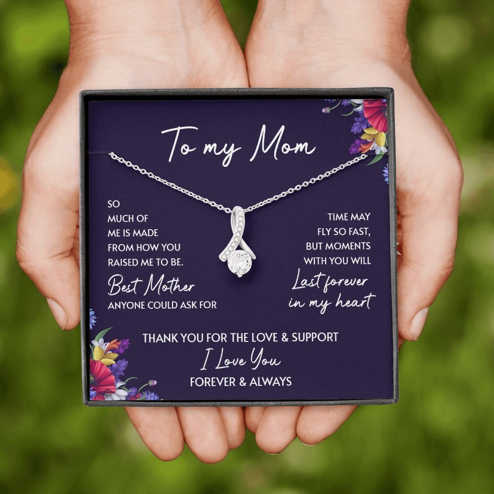 To My Mom | Thank You For The Love And Support | Jewelry | C30084TG, C30084TR, lx-C30084, PB23-WOOD, PROD-2052091, PT-930, TNM-1, USER-43062 | TageUnlimited