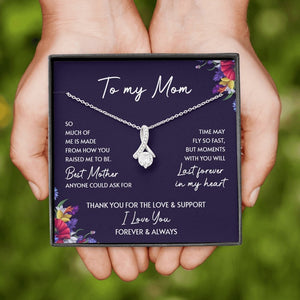 To My Mom | Thank You For The Love And Support | Jewelry | C30084TG, C30084TR, lx-C30084, PB23-WOOD, PROD-2052091, PT-930, TNM-1, USER-43062 | TageUnlimited