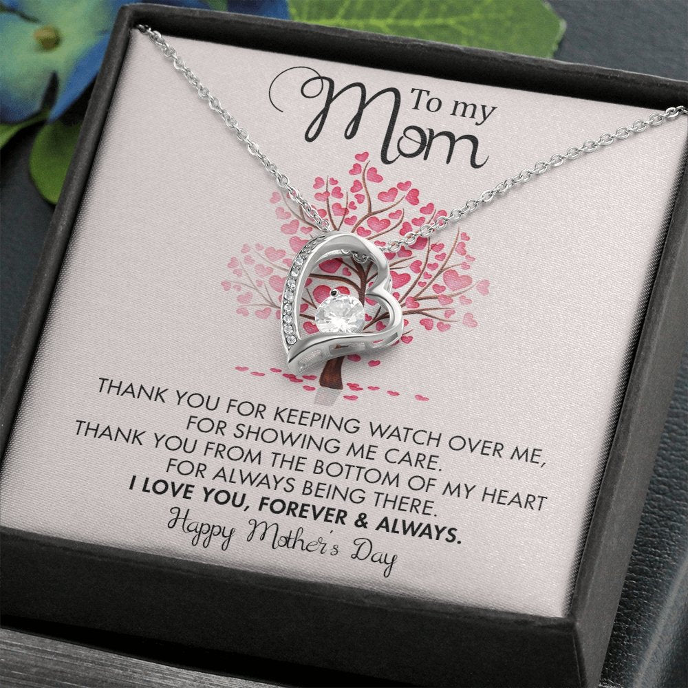 To My Mom | Thank you From The Bottom Of My Heart | Jewelry | C30025TG, C30025TR, lx-C30025, PB23-WOOD, PROD-2035055, PT-781, TNM-1, USER-43062 | TageUnlimited