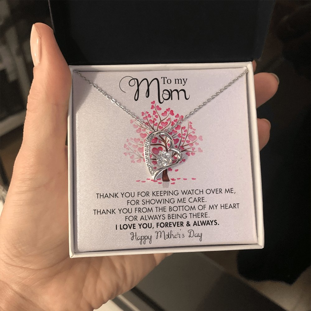 To My Mom | Thank you From The Bottom Of My Heart | Jewelry | C30025TG, C30025TR, lx-C30025, PB23-WOOD, PROD-2035055, PT-781, TNM-1, USER-43062 | TageUnlimited