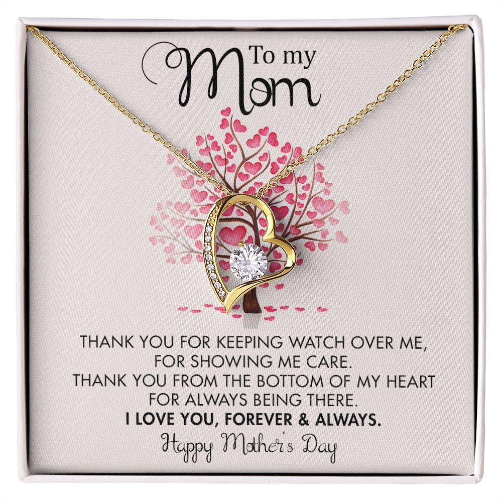 To My Mom | Thank you From The Bottom Of My Heart | Jewelry | C30025TG, C30025TR, lx-C30025, PB23-WOOD, PROD-2035055, PT-781, TNM-1, USER-43062 | TageUnlimited