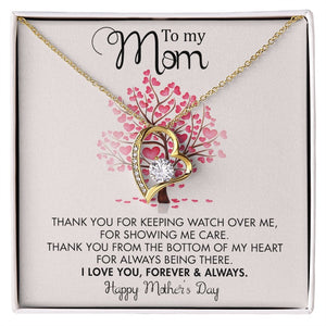 To My Mom | Thank you From The Bottom Of My Heart | Jewelry | C30025TG, C30025TR, lx-C30025, PB23-WOOD, PROD-2035055, PT-781, TNM-1, USER-43062 | TageUnlimited