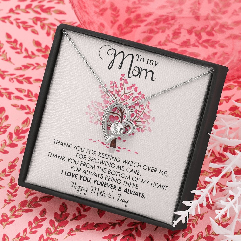 To My Mom | Thank you From The Bottom Of My Heart | Jewelry | C30025TG, C30025TR, lx-C30025, PB23-WOOD, PROD-2035055, PT-781, TNM-1, USER-43062 | TageUnlimited