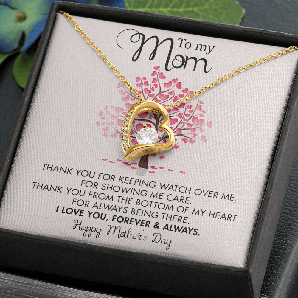 To My Mom | Thank you From The Bottom Of My Heart | Jewelry | C30025TG, C30025TR, lx-C30025, PB23-WOOD, PROD-2035055, PT-781, TNM-1, USER-43062 | TageUnlimited