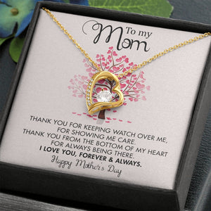 To My Mom | Thank you From The Bottom Of My Heart | Jewelry | C30025TG, C30025TR, lx-C30025, PB23-WOOD, PROD-2035055, PT-781, TNM-1, USER-43062 | TageUnlimited