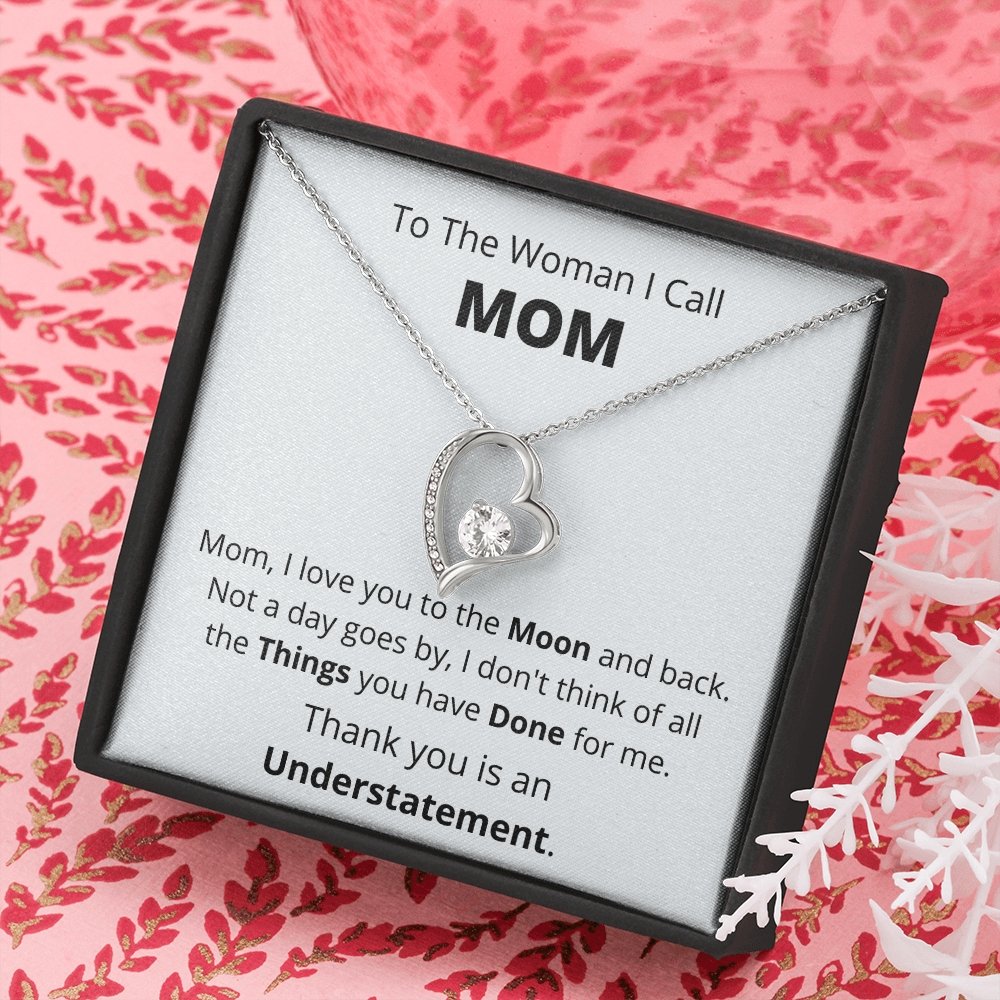 To My Mom | To the Woman I Call Mom Necklace | Jewelry | C30025TG, C30025TR, lx-C30025, PB23-WOOD, PROD-2050060, PT-781, TNM-1, USER-43062 | TageUnlimited