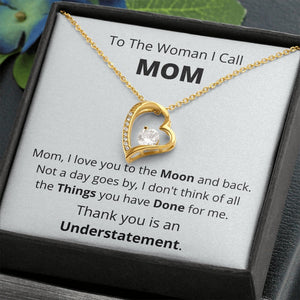 To My Mom | To the Woman I Call Mom Necklace | Jewelry | C30025TG, C30025TR, lx-C30025, PB23-WOOD, PROD-2050060, PT-781, TNM-1, USER-43062 | TageUnlimited