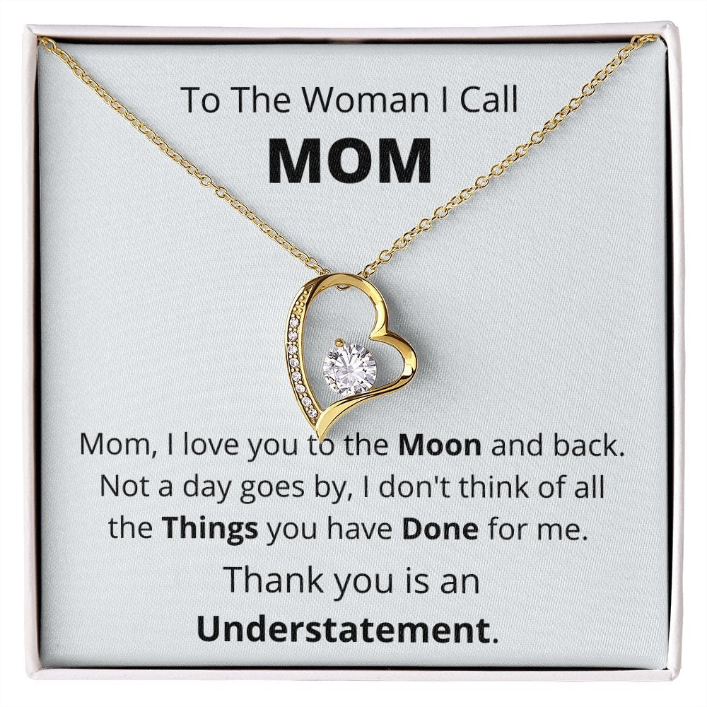 To My Mom | To the Woman I Call Mom Necklace | Jewelry | C30025TG, C30025TR, lx-C30025, PB23-WOOD, PROD-2050060, PT-781, TNM-1, USER-43062 | TageUnlimited