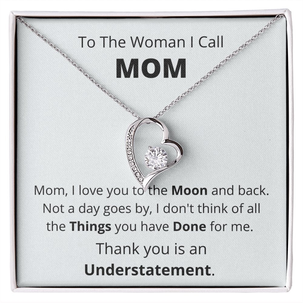 To My Mom | To the Woman I Call Mom Necklace | Jewelry | C30025TG, C30025TR, lx-C30025, PB23-WOOD, PROD-2050060, PT-781, TNM-1, USER-43062 | TageUnlimited