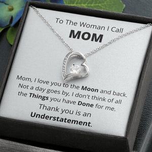 To My Mom | To the Woman I Call Mom Necklace | Jewelry | C30025TG, C30025TR, lx-C30025, PB23-WOOD, PROD-2050060, PT-781, TNM-1, USER-43062 | TageUnlimited