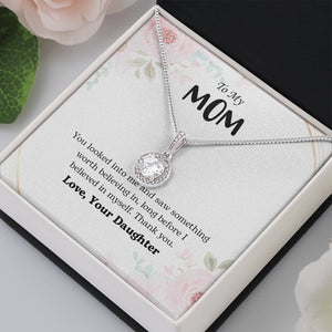 To My Mom | You Looked Into Me | Jewelry | C30187TR, lx-C30187, PB23-WOOD, PROD-2059242, PT-2646, TNM-1, USER-43062 | TageUnlimited