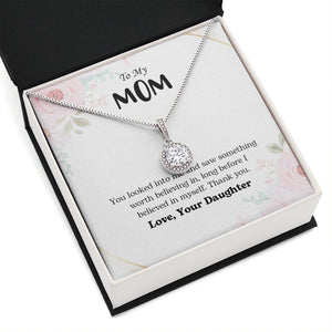 To My Mom | You Looked Into Me | Jewelry | C30187TR, lx-C30187, PB23-WOOD, PROD-2059242, PT-2646, TNM-1, USER-43062 | TageUnlimited