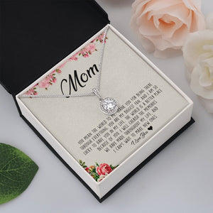 To My Mom | You Mean The World To Me | Jewelry | C30187TR, lx-C30187, PB23-WOOD, PROD-2008178, PT-2646, TNM-1, USER-43062 | TageUnlimited