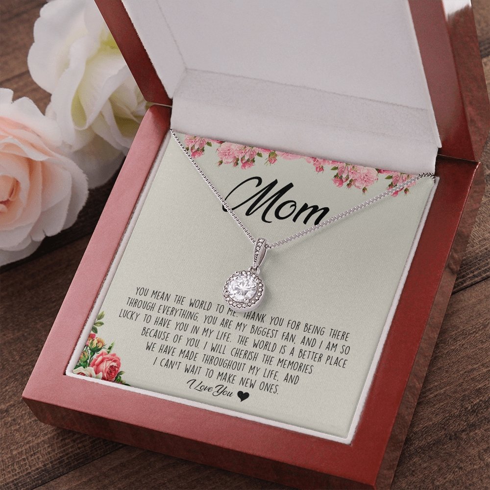 To My Mom | You Mean The World To Me | Jewelry | C30187TR, lx-C30187, PB23-WOOD, PROD-2008178, PT-2646, TNM-1, USER-43062 | TageUnlimited