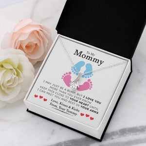 To My Mommy | I May Just Be A Bump 💗💙 | Jewelry | C30084TG, C30084TR, lx-C30084, PB23-WOOD, PROD-1875625, PT-930, TNM-1, USER-43062 | TageUnlimited