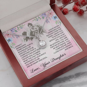 To My Mother | I Love You To Infinity And Back | Jewelry | C30187TR, lx-C30187, PB23-WOOD, PROD-2055572, PT-2646, TNM-1, USER-43062 | TageUnlimited