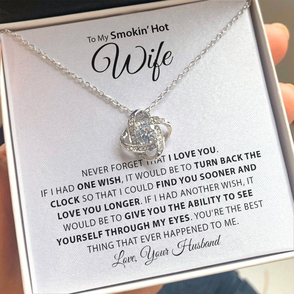 To My Smokin Hot Wife | Will Love You Longer 💖🔥 | Jewelry | C30011TG, C30011TR, lx-C30011, PB23-WOOD, PROD-1600473, PT-922, TNM-1, USER-43062 | TageUnlimited