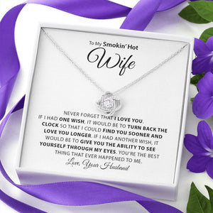 To My Smokin Hot Wife | Will Love You Longer 💖🔥 | Jewelry | C30011TG, C30011TR, lx-C30011, PB23-WOOD, PROD-1600473, PT-922, TNM-1, USER-43062 | TageUnlimited