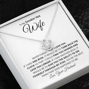 To My Smokin Hot Wife | Will Love You Longer 💖🔥 | Jewelry | C30011TG, C30011TR, lx-C30011, PB23-WOOD, PROD-1600473, PT-922, TNM-1, USER-43062 | TageUnlimited