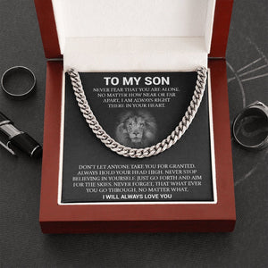 To My Son | Always Hold Your Head High 🔥 | Jewelry | C30184T, C30184TG, lx-C30184, PB23-WOOD, PROD-1904478, PT-1772, USER-43062 | TageUnlimited