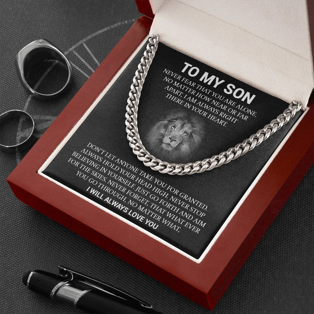 To My Son | Always Hold Your Head High 🔥 | Jewelry | C30184T, C30184TG, lx-C30184, PB23-WOOD, PROD-1904478, PT-1772, USER-43062 | TageUnlimited