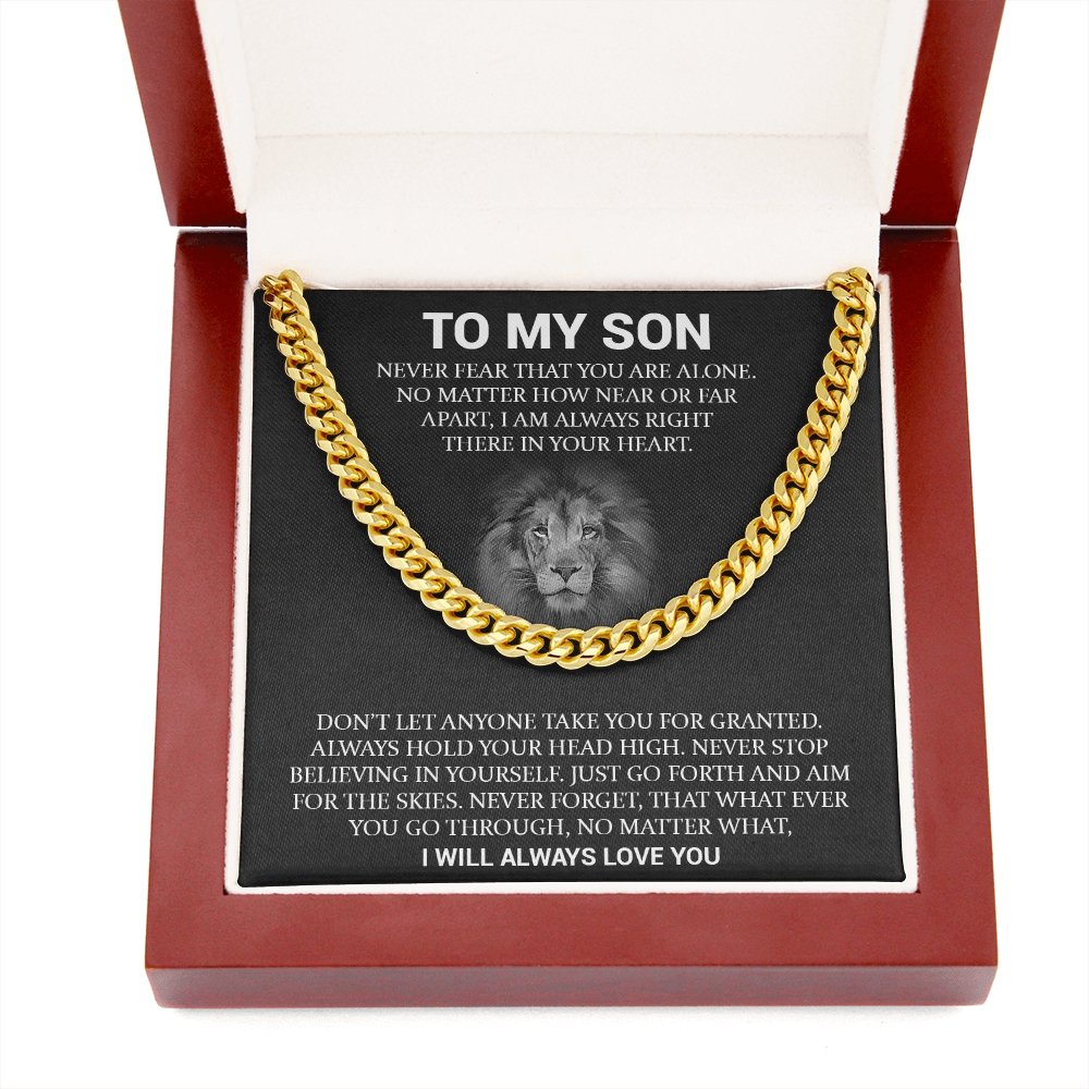 To My Son | Always Hold Your Head High 🔥 | Jewelry | C30184T, C30184TG, lx-C30184, PB23-WOOD, PROD-1904478, PT-1772, USER-43062 | TageUnlimited