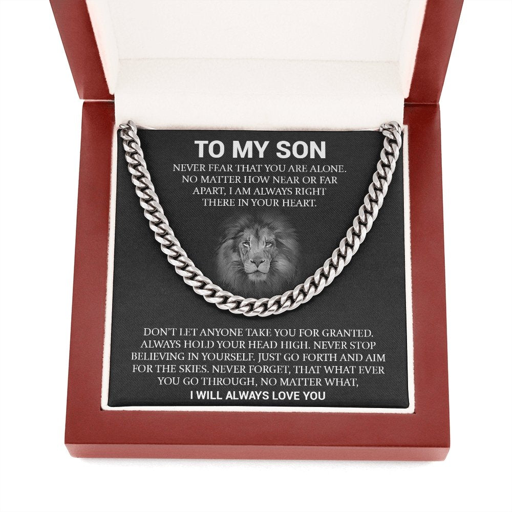 To My Son | Always Hold Your Head High 🔥 | Jewelry | C30184T, C30184TG, lx-C30184, PB23-WOOD, PROD-1904478, PT-1772, USER-43062 | TageUnlimited