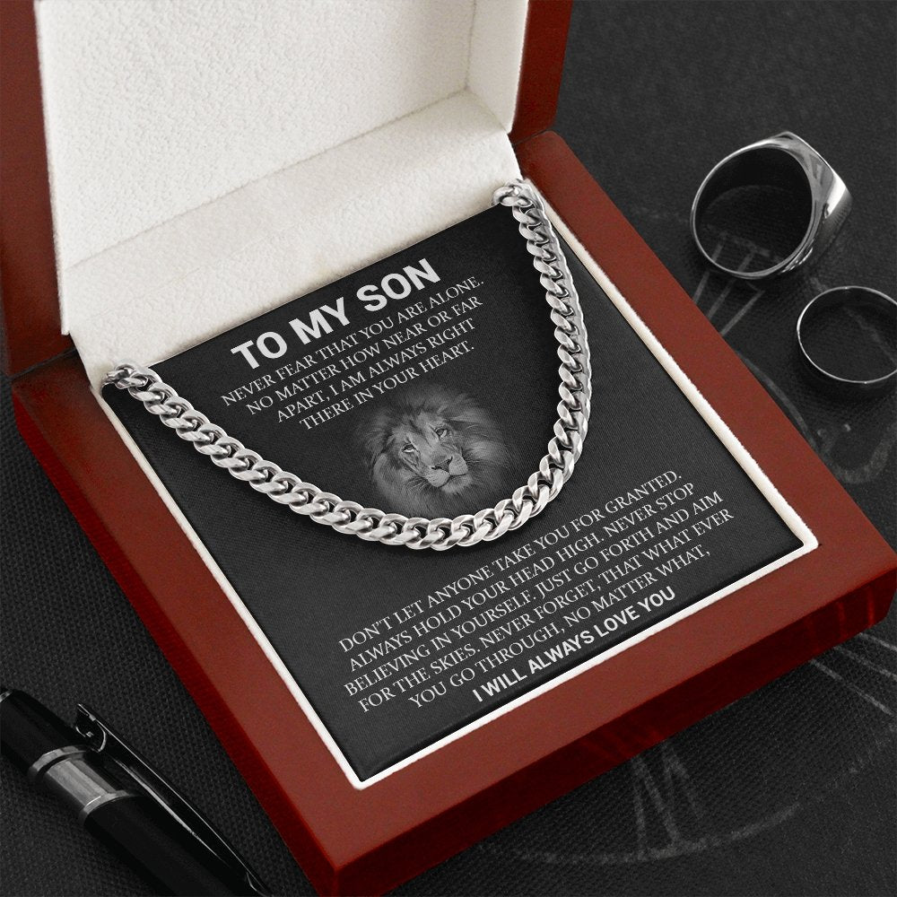 To My Son | Always Hold Your Head High 🔥 | Jewelry | C30184T, C30184TG, lx-C30184, PB23-WOOD, PROD-1904478, PT-1772, USER-43062 | TageUnlimited