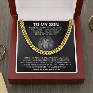 To My Son | Always Hold Your Head High 🔥 | Jewelry | C30184T, C30184TG, lx-C30184, PB23-WOOD, PROD-1904478, PT-1772, USER-43062 | TageUnlimited