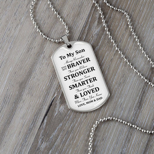To My Son | Always Remember 🎗️💎 | Jewelry | A1014T, A1014TG, G007T, G007TG, lx-G007, PROD-1946186, PT-133, TNM-1, USER-43062 | TageUnlimited