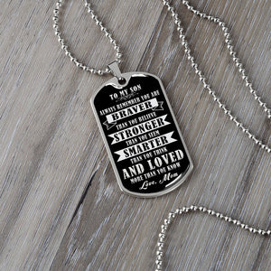To My Son | Always Remember 🖤 | Jewelry | A1014T, A1014TG, G007T, G007TG, lx-G007, PROD-1941927, PT-133, TNM-1, USER-43062 | TageUnlimited